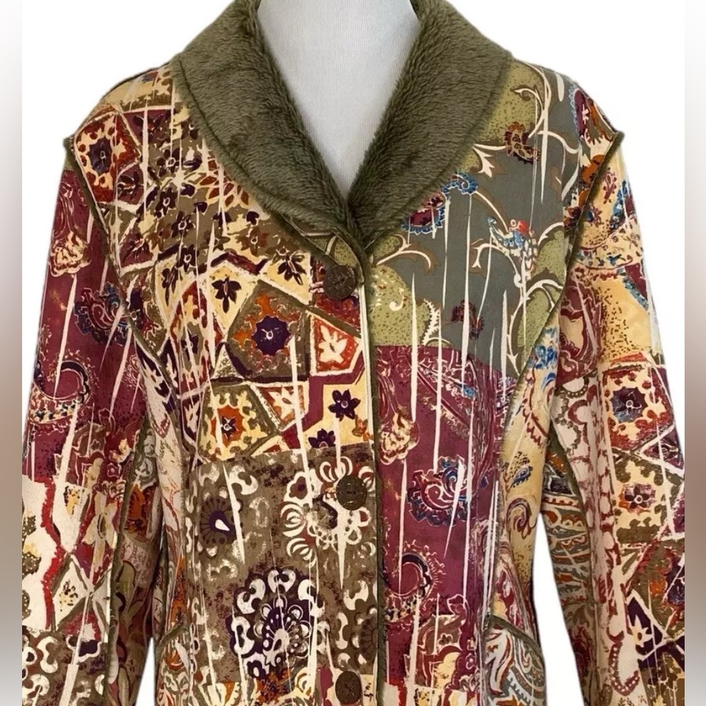 CHICO’S ABSTRACT COAT NWT - Picture 5 of 15